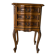 Louis XV style bedside table or chest of drawers – 3 carved drawers