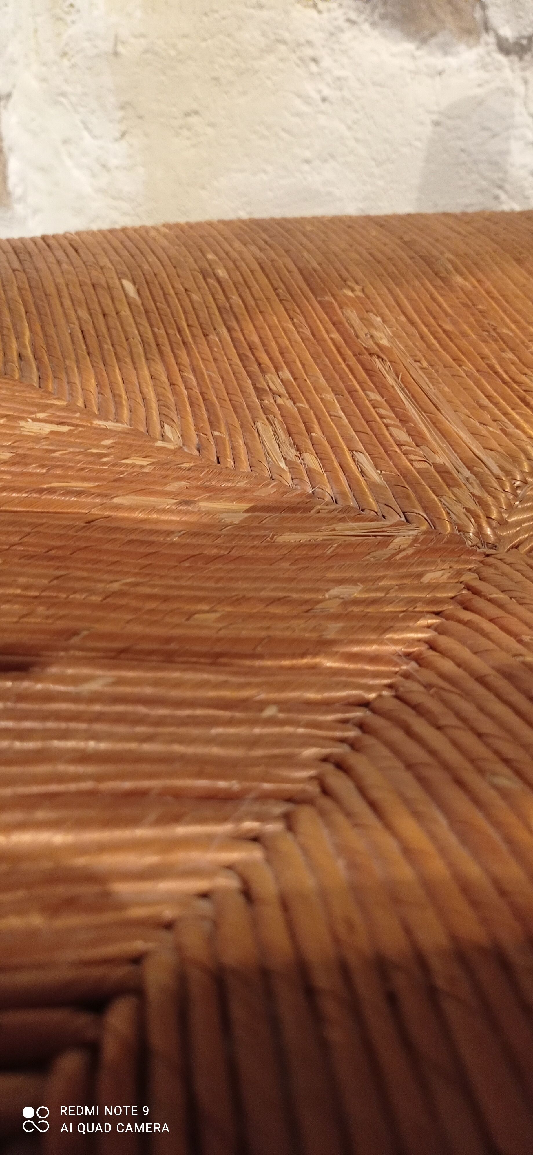 Antique mulched armchair