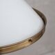 Two tone french antique pendant light
