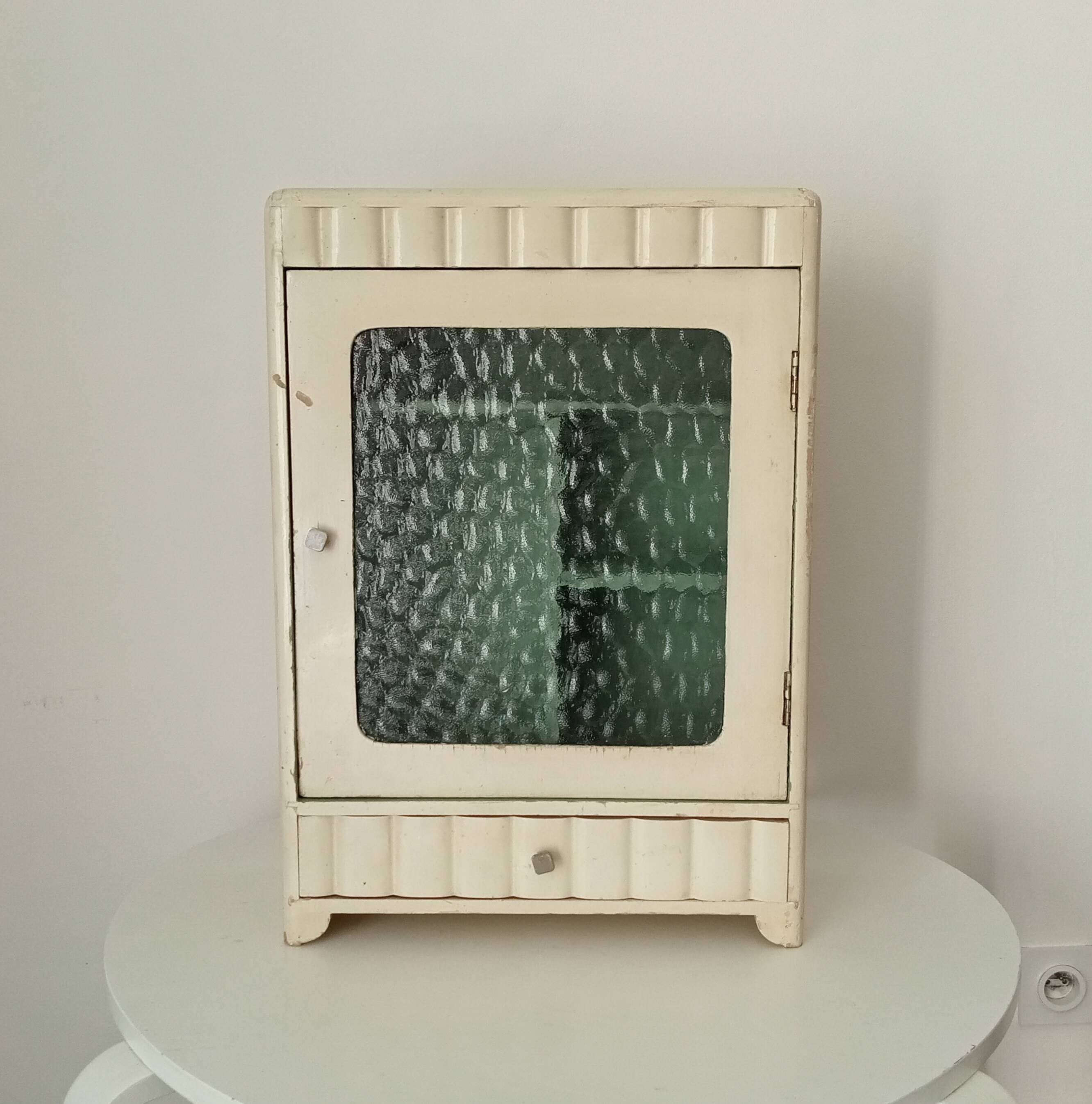 1950s art deco bathroom cabinet