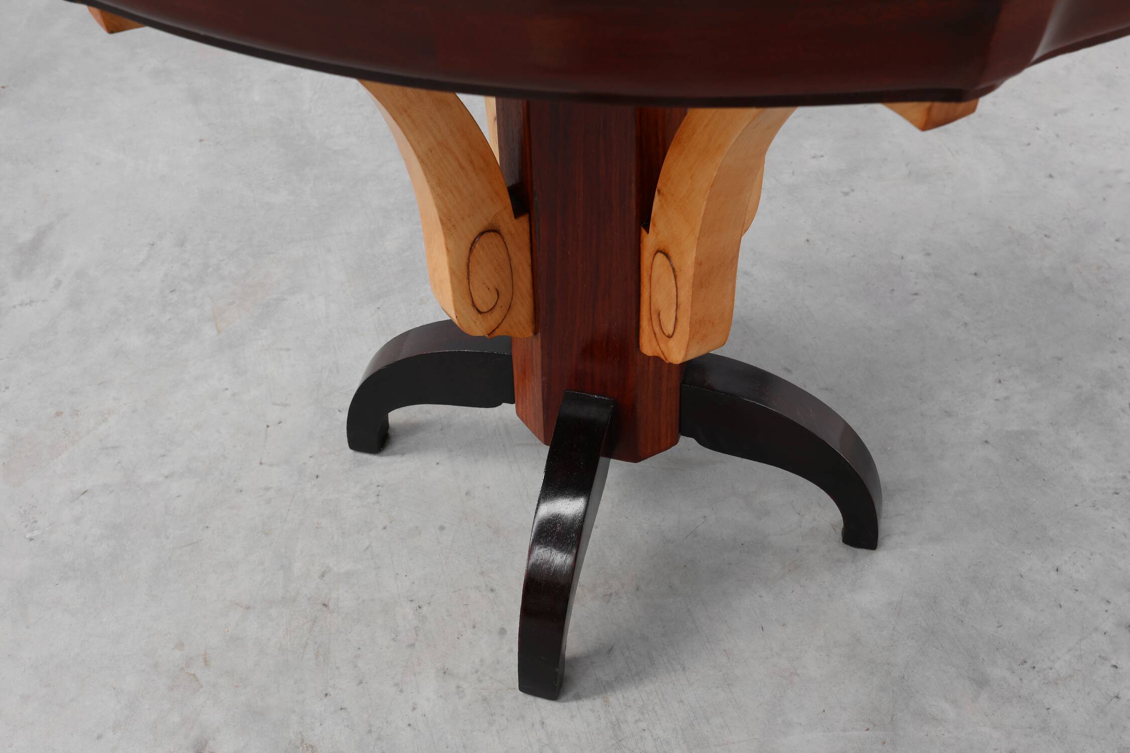 Art Deco side table in wood, France ca. 1930