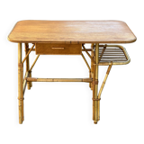 Vintage rattan desk from the 60s