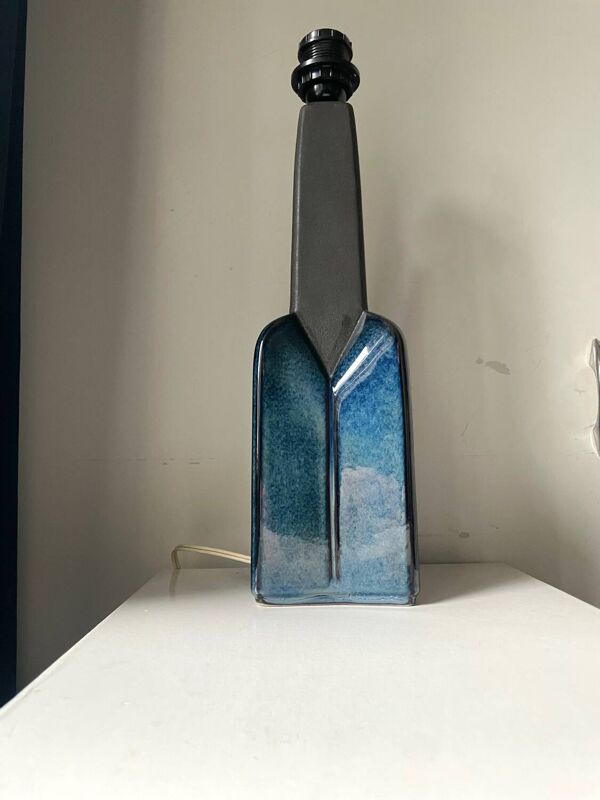 Pied de lampe en grès Einar Johansen des années 1950 en céramique Soholm