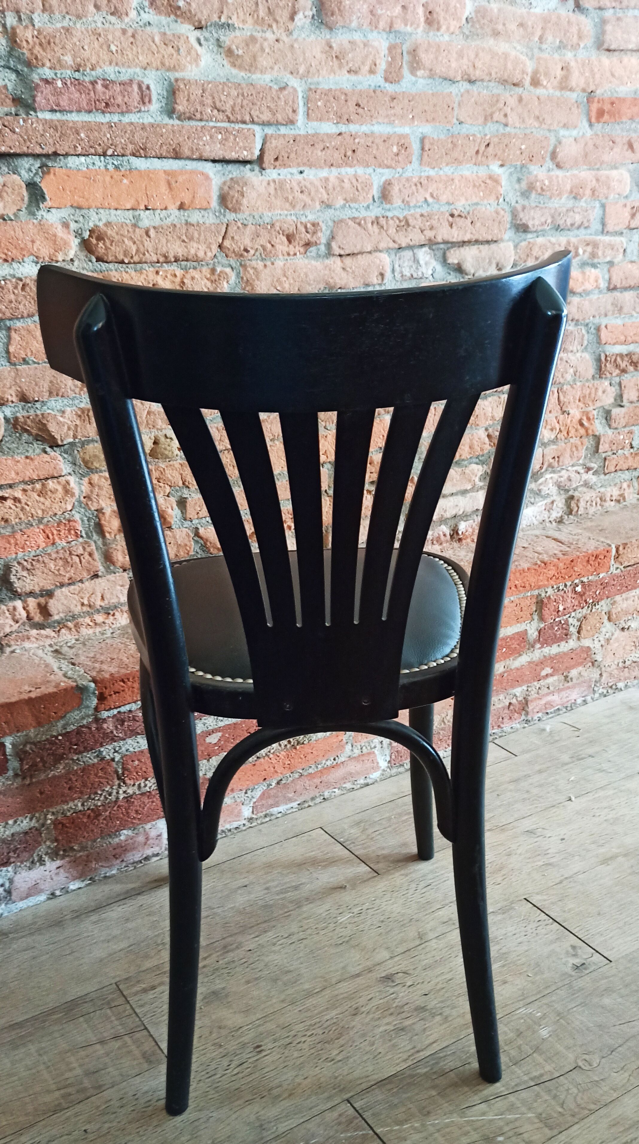 Studded bistro chair