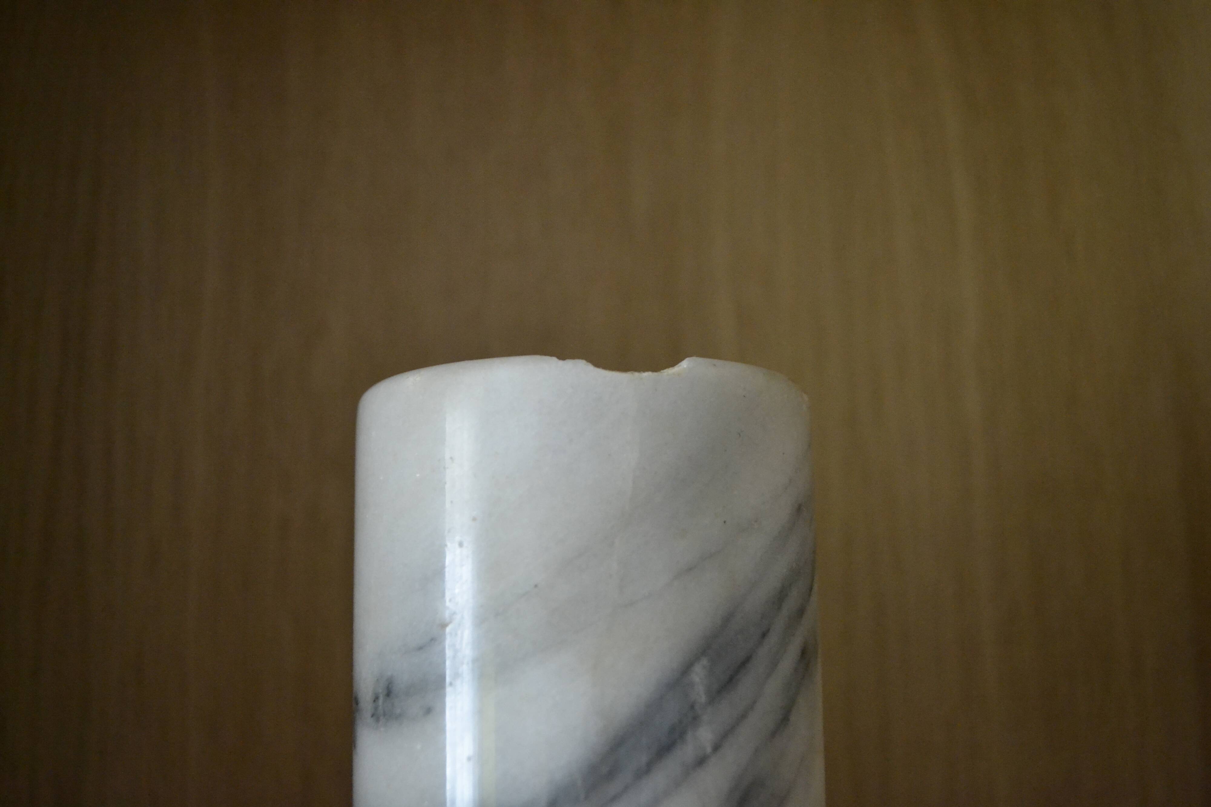 Marble pencil pot