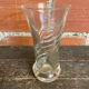 Vintage 1970s Moulded Glass Vase