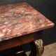 19th century Italian Empire style console table with marble top