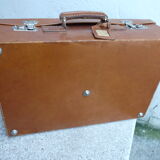Vintage leather suitcase