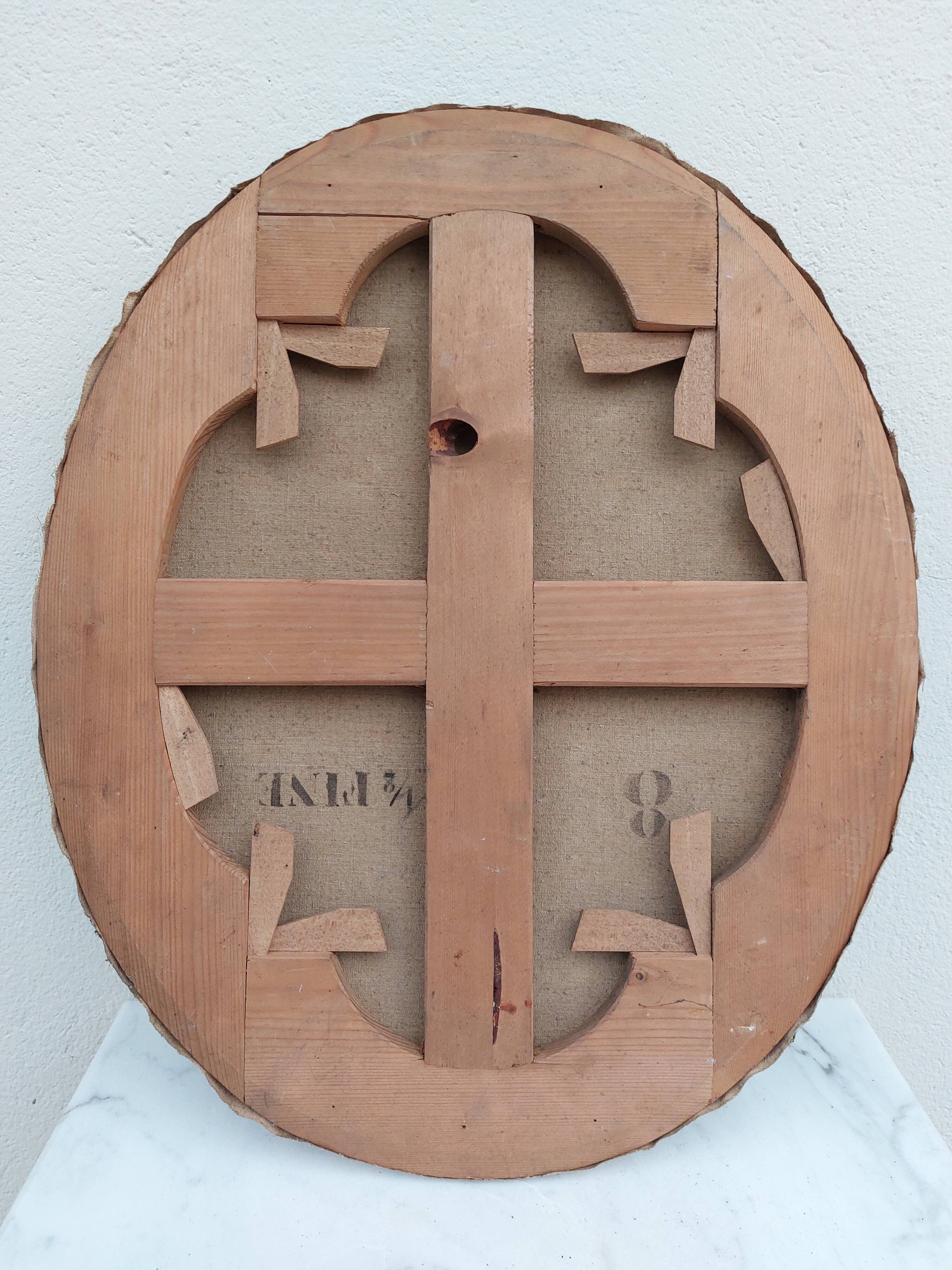 Portrait painting to young girls oil on canvas 19th