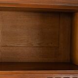 Two-piece buffet from the 1910s in Art Nouveau style, beech wood