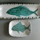 2 ceramic dishes, Fazio Vallauris SAP, 60s