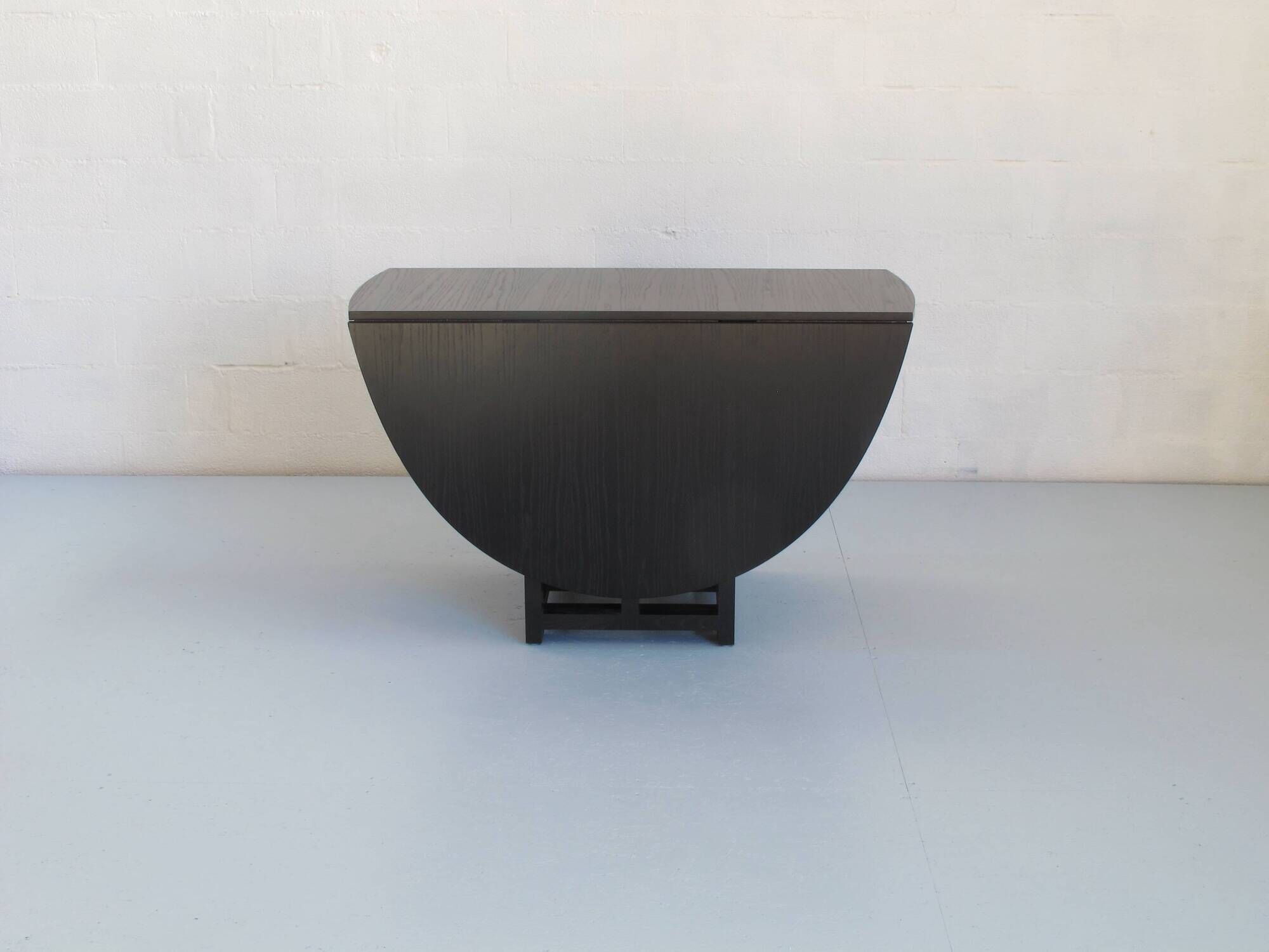 Black-stained ash table by Charles R. Mackintosh, Cassina Italy