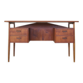 Teak desk by gunner nielsen for tibergaard, 1960