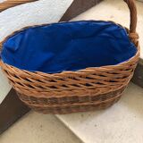 Panier osier vintage