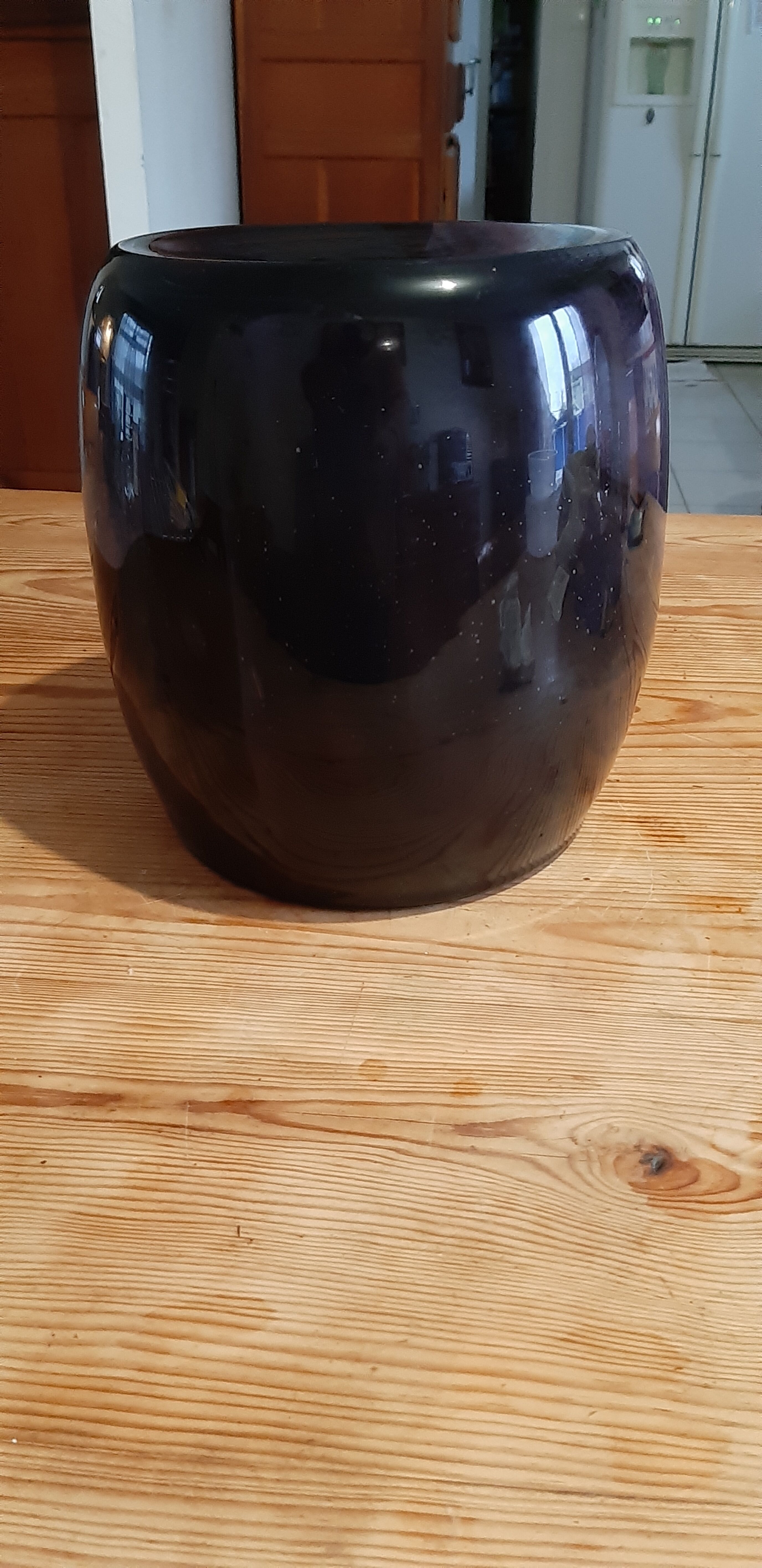 Vintage multilayer two-tone glass vase