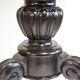 Napoleon III piano stool - tripod, doe feet