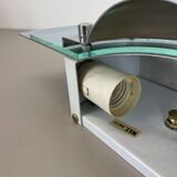 mirror glass post modern wall light by Hustadt Leuchten, 1980s