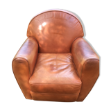 Roche Bobois leather club chair