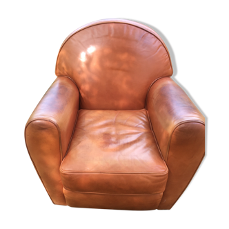 Fauteuil club en cuir Roche Bobois