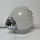 Lamp in chromed metal and blown Murano glass attributed to Mazzega Italy 197