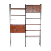 Free-standing teak bookshelf, Italy, 1960s