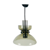 Suspension lamp made of rare glass from Limburg, 1970s