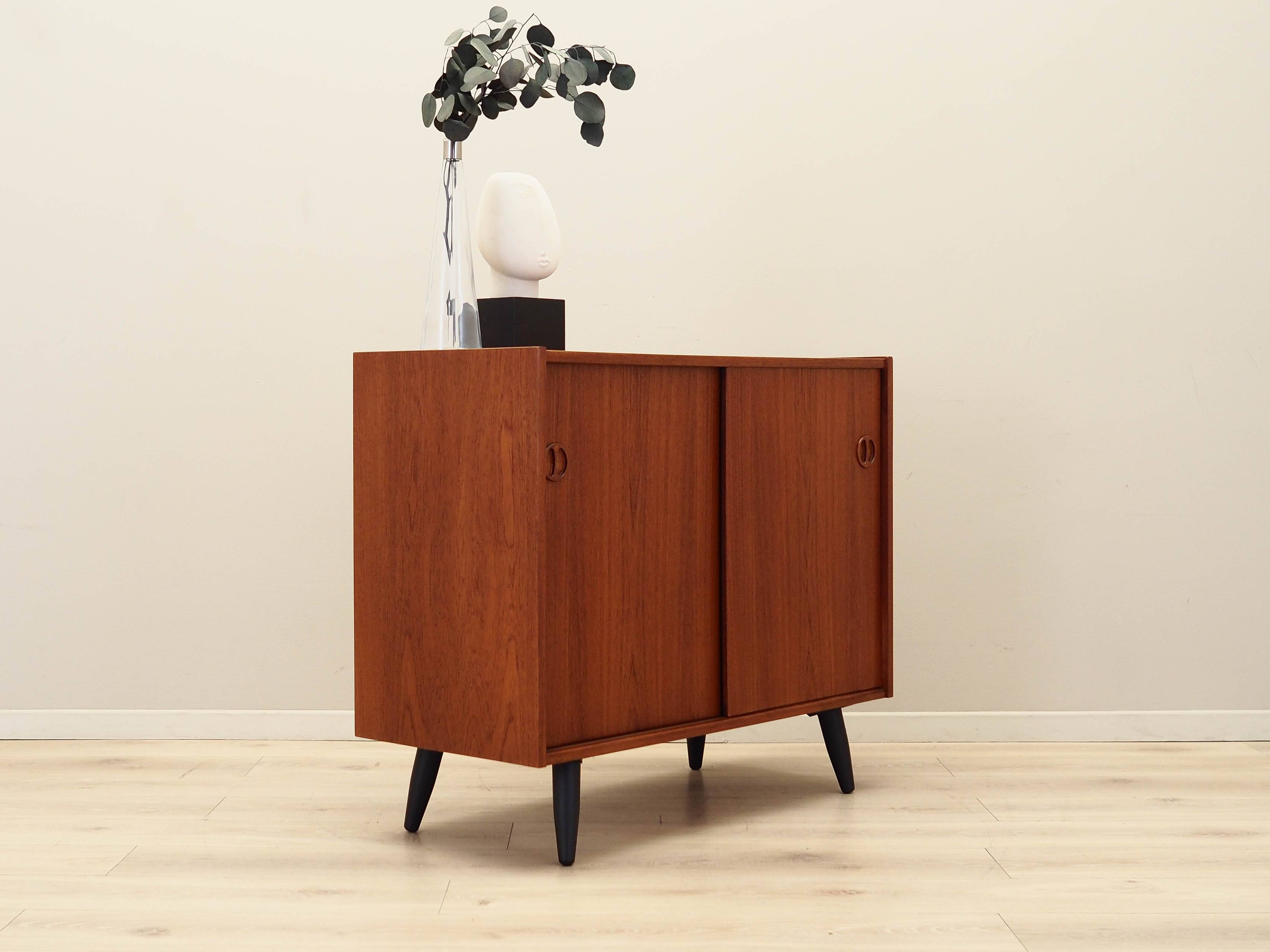 Teak cabinet, Danish design, 1970s, production: Denmark