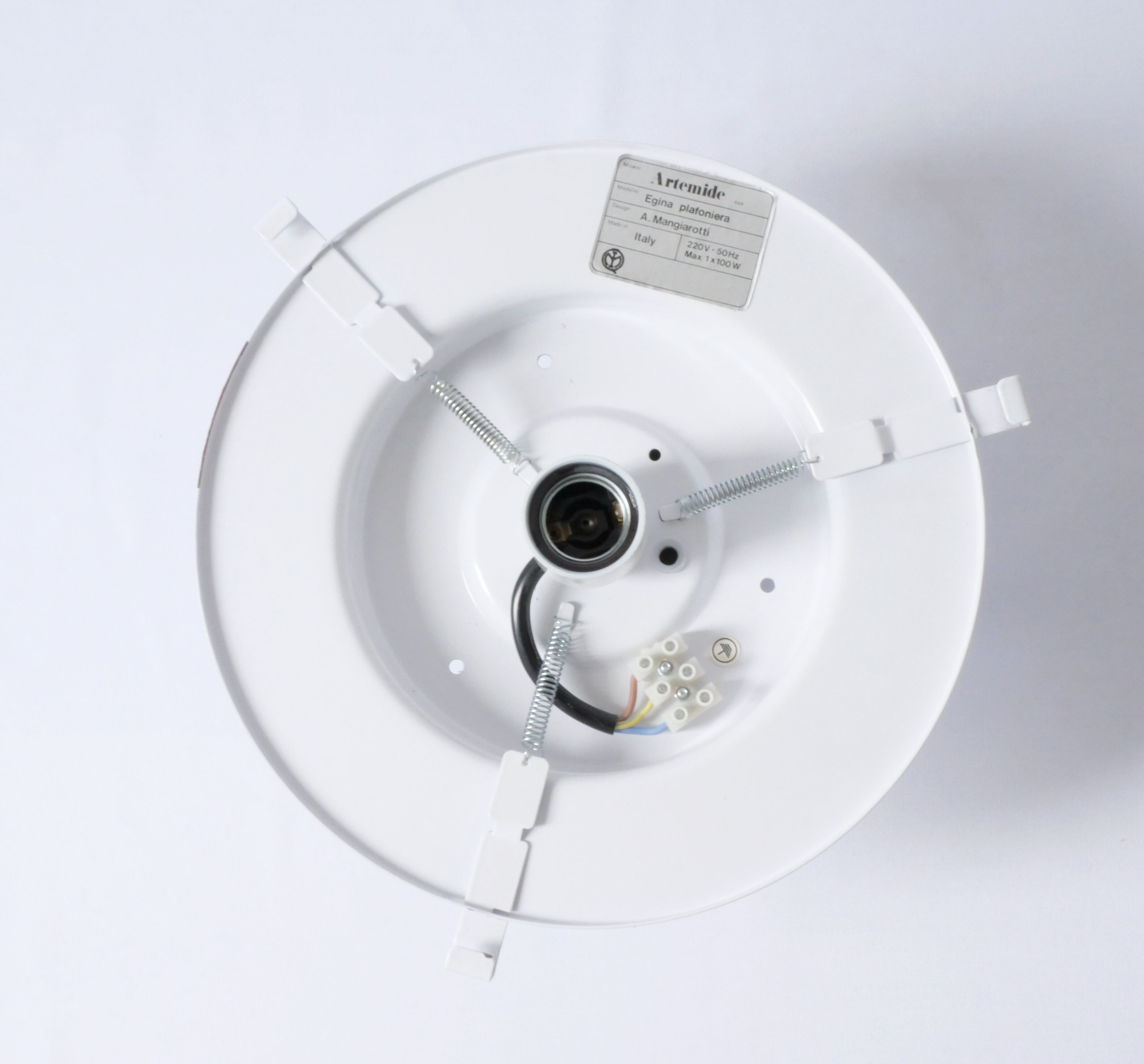 Plafonnier angelo mangiarotti édition artemide