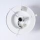 Plafonnier angelo mangiarotti édition artemide