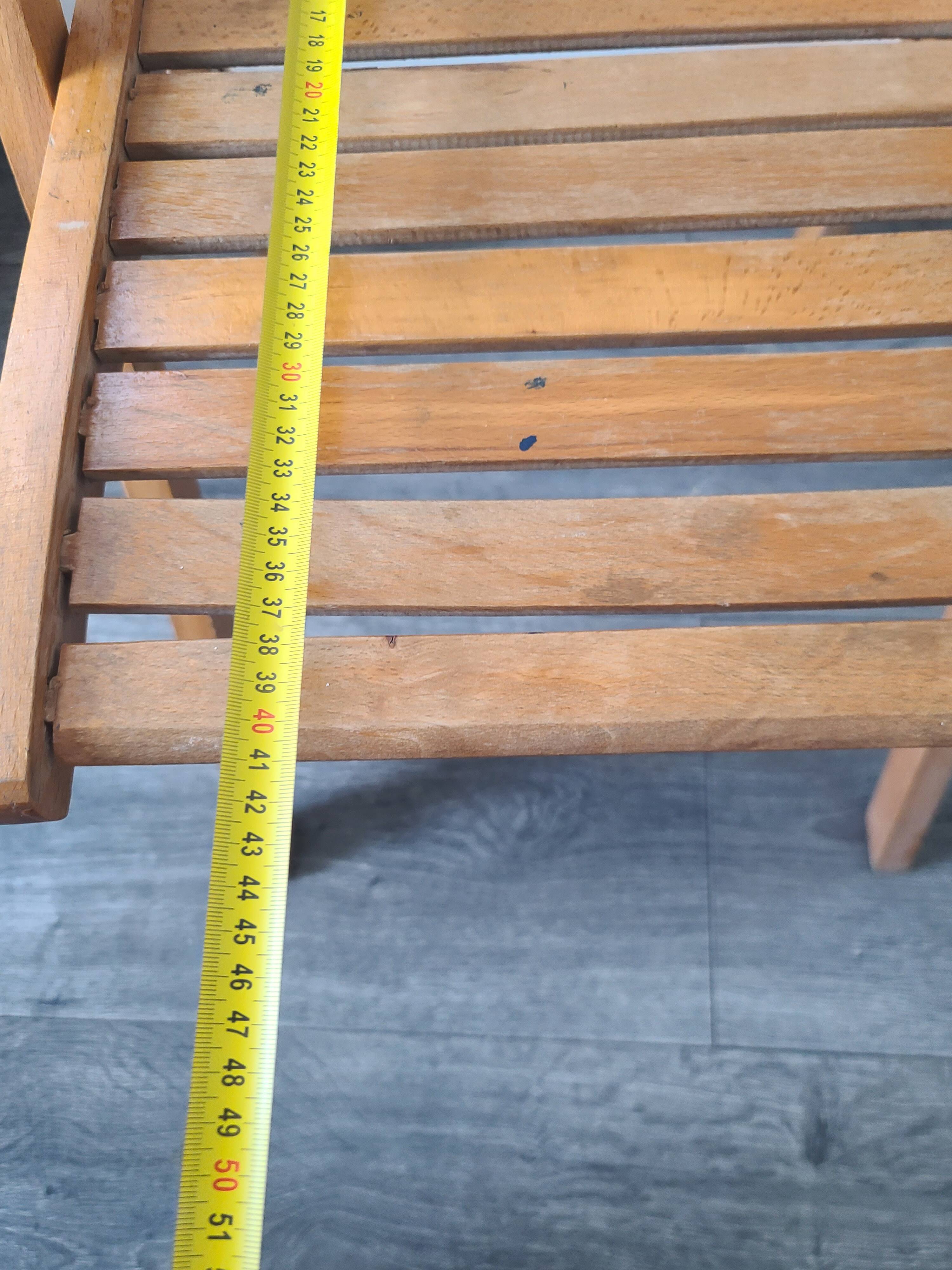 Chaise pliante en bois