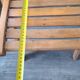 Wooden folding chair