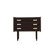Commode en placage de chêne danois, années 1980