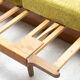 mid century sofabed in walnut by jindrich halabala for up zavody, 1950´s
