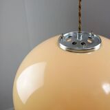 Space Age Brown Jolly Pendant Lamp from Guzzini, 1960s
