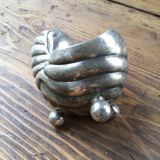 Silver shell ashtray