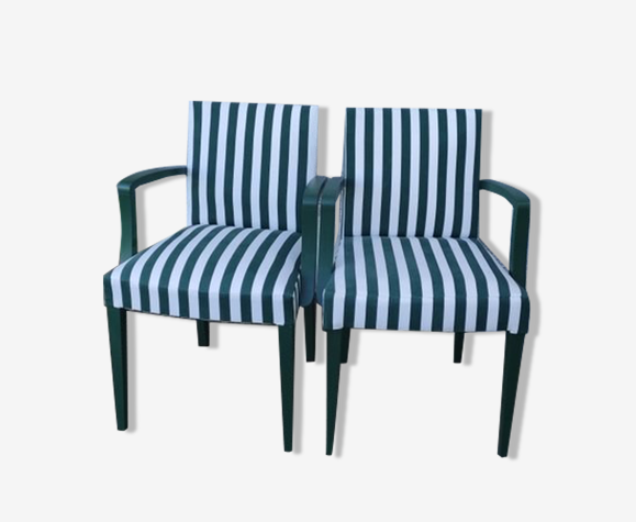Paire de fauteuils bridge