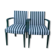 Paire de fauteuils bridge