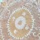 Vintage hand-embroidered tablecloth 139x144 cm