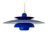 Danish suspension El-Light cobalt blue, 1970s
