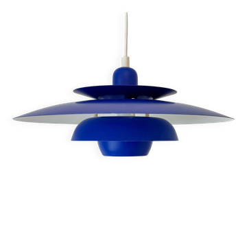 Danish suspension El-Light cobalt blue, 1970s