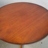 Table ronde extensible baumann en merisier