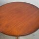Table ronde extensible baumann en merisier
