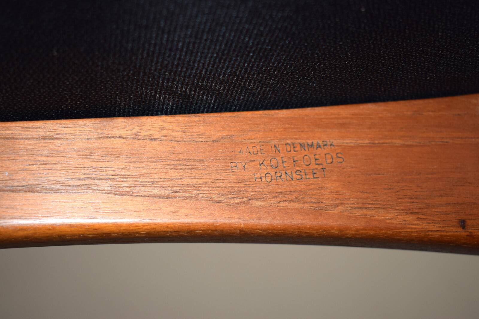 Teak & Wool Eva Dining Chairs by N. Koefoed for Koefoed Hornslet, 1960s