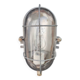 Industrial cast iron and glass wall light Bloc