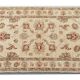 Traditional Runner Rug Handknotted Carpet Cream Area Gray Afghan Rug Home D