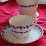 Art Deco coffee service Limoges attributed to Bétoule Legrand & Cie 1928