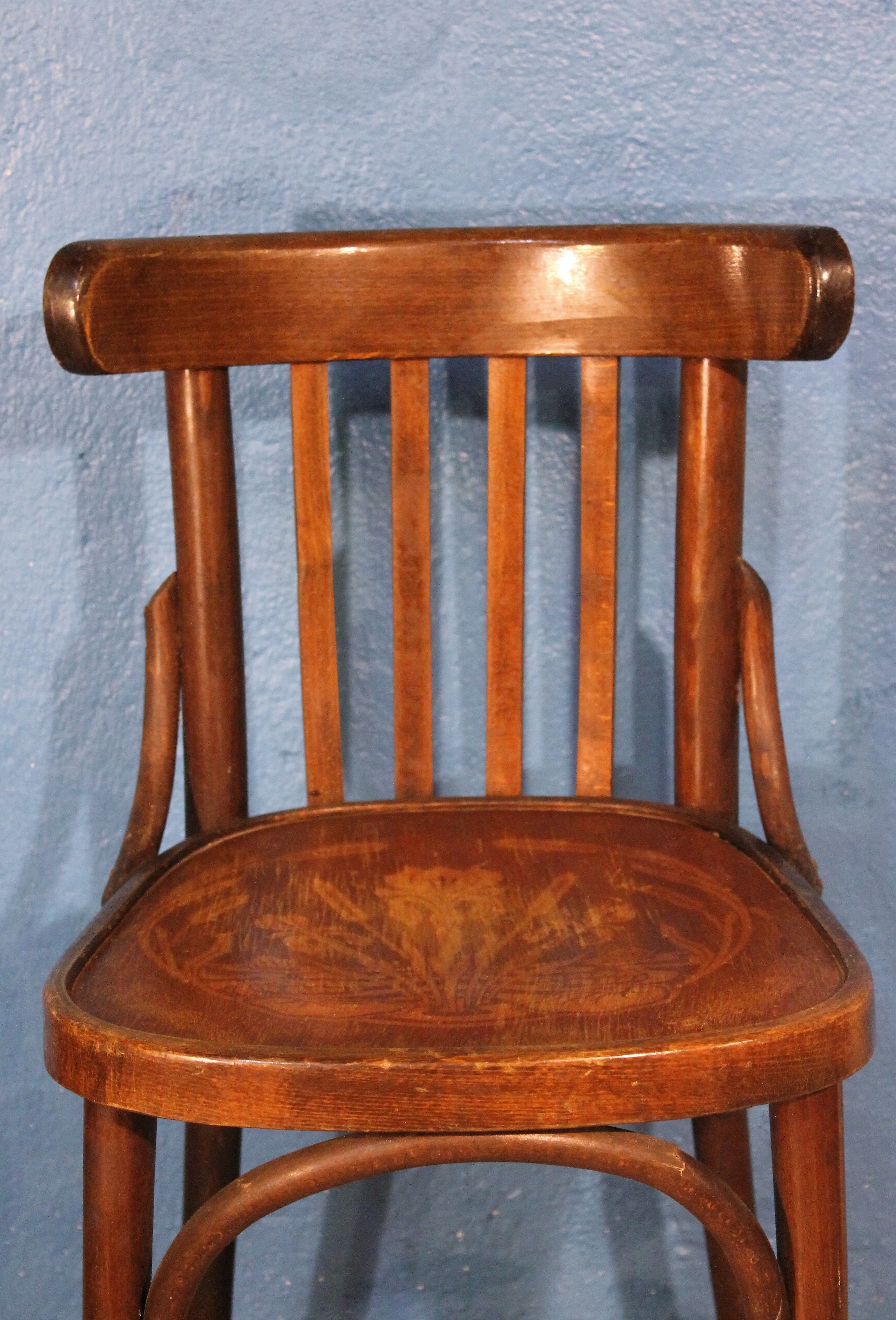 Fischel "Bistrot" chairs at the beginning of the 20th century