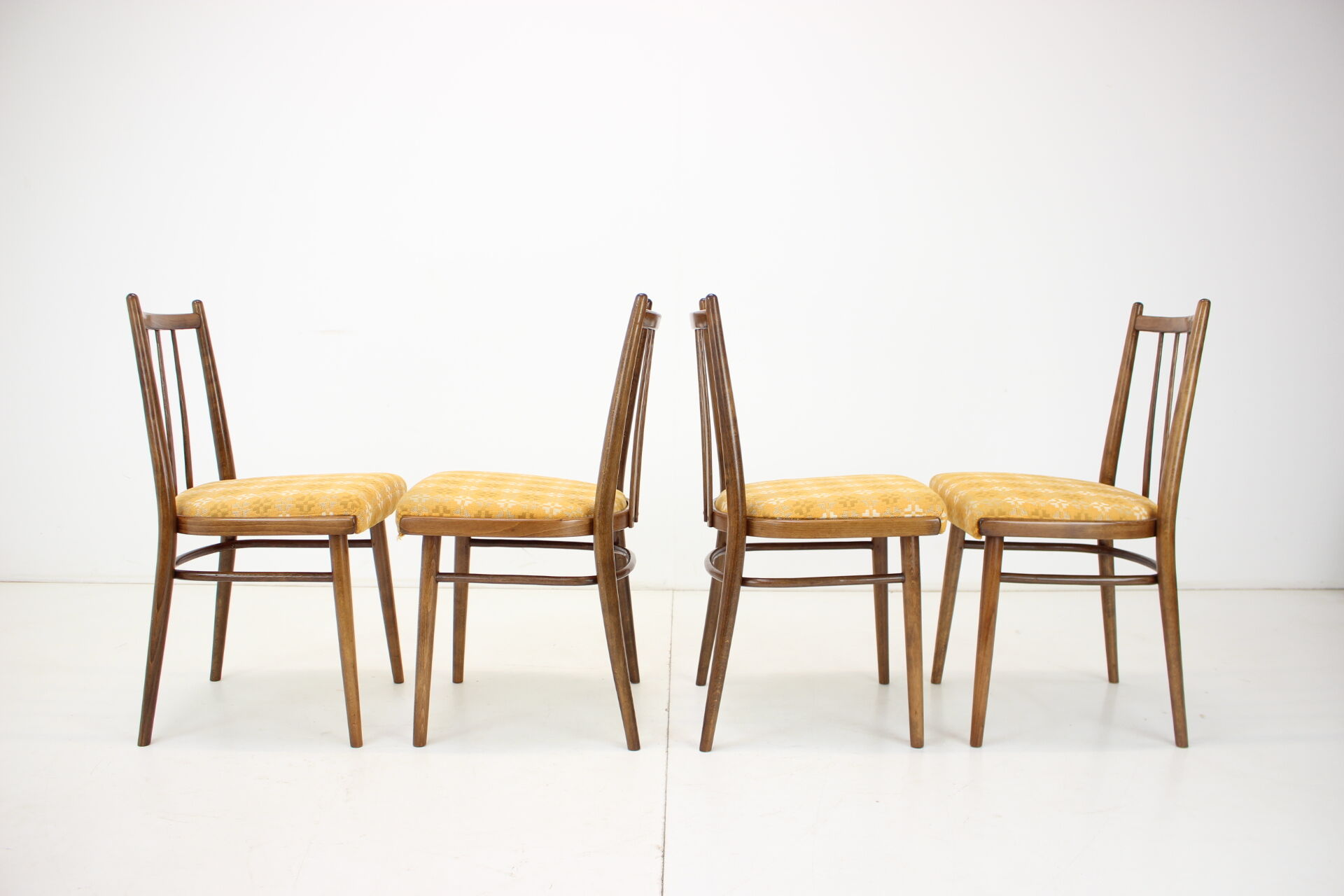 Set of four dining chairs by jitona, czechoslovakia, 1970s