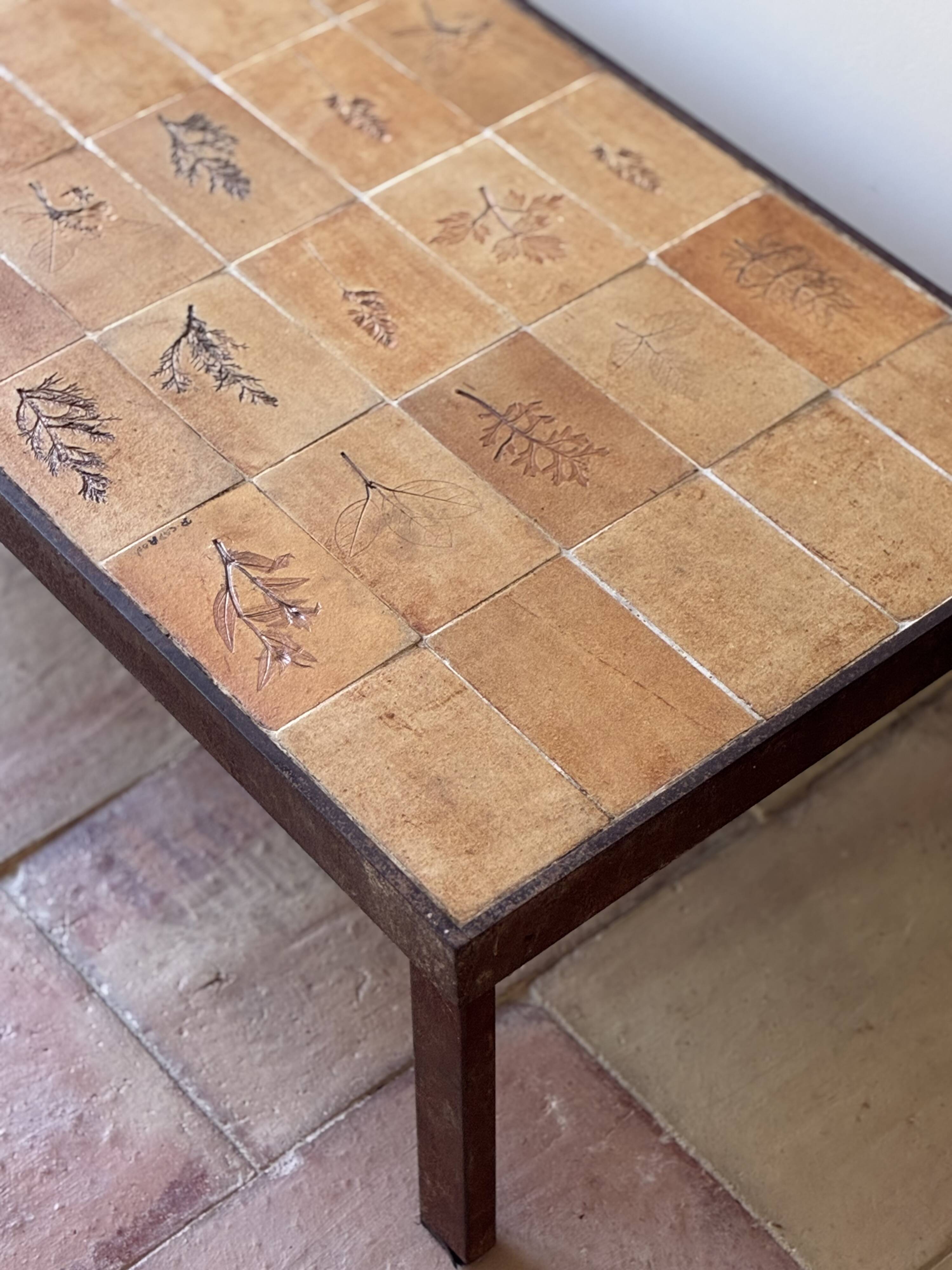 Table basse herbier capron