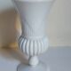 Antique milk glass baluster vase early 20th century